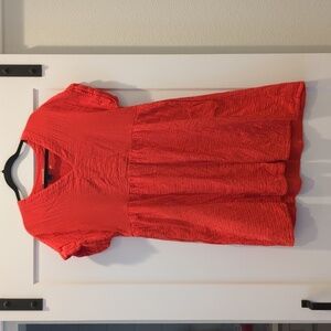 Womens/Teens M Midi Orange dress with pockets